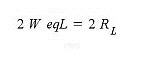 Equivalent load formula