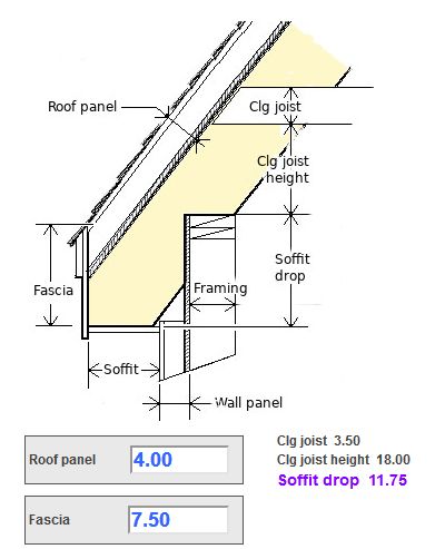 Screen shot of the Roof Designer module.